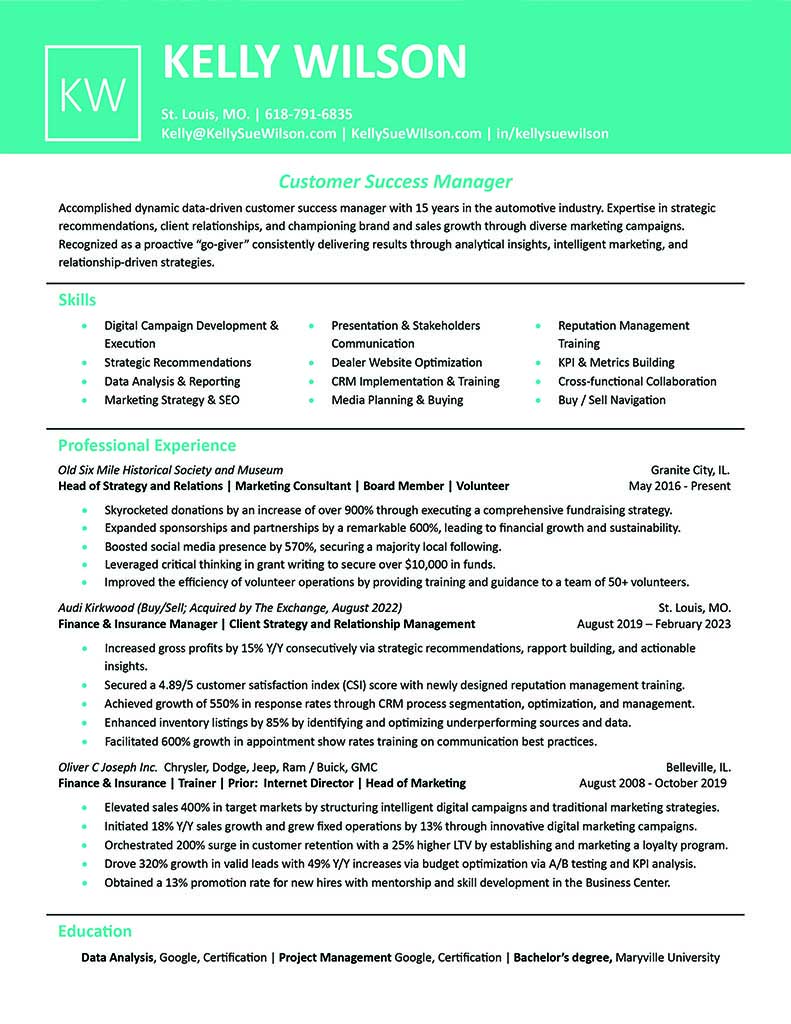 Kelly Wilson Resume Docx pg 1